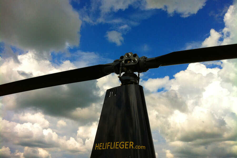 Helicopter sightseeing flight Muehldorf give away a voucher