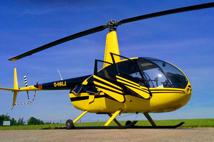 helicopter tour graz r44 for 3 people