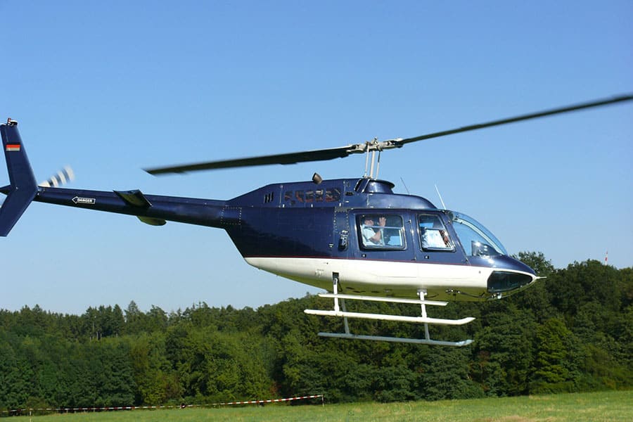 Bell Jetranger Rundflug Hubschrauber Helikopter Hubschrauberflug kiel