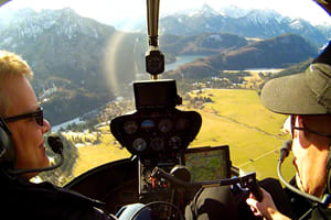 hubschrauberflug muenchen alpen zugspitze