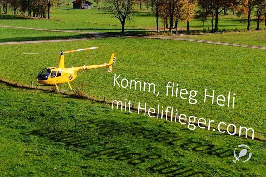 hubschrauberflug mit heliflieger.com